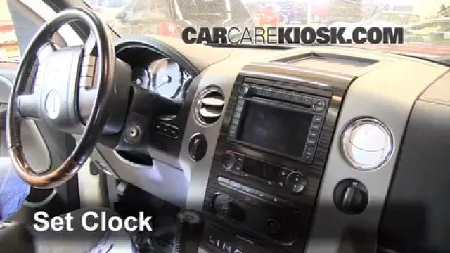 2007 Lincoln Mark LT 5.4L V8 Reloj Fijar hora de reloj